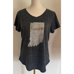 Women's Home Free Indiana T-shirt Size M Gray